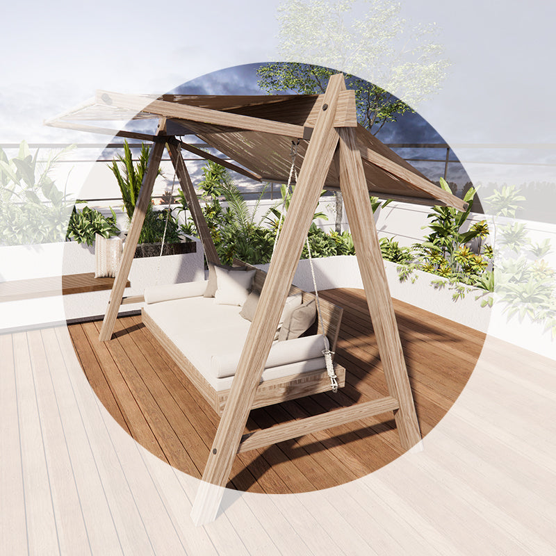 Three-Point Swing Lounge Chair