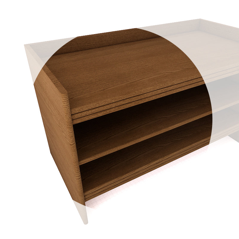 Raised-Edge Entry Bench
