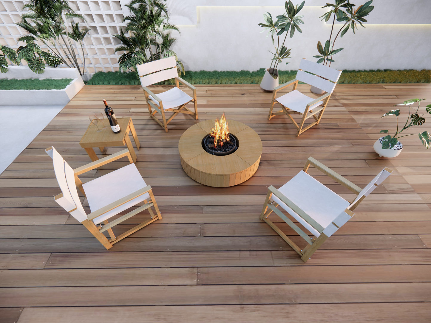 Side-Folding Outdoor Chair