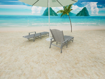 Fully Reclining Sun Lounger