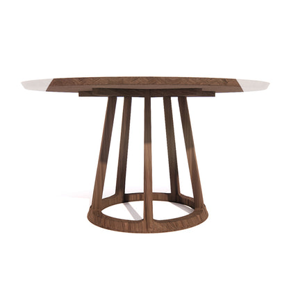 Integrated-Leg Round Table