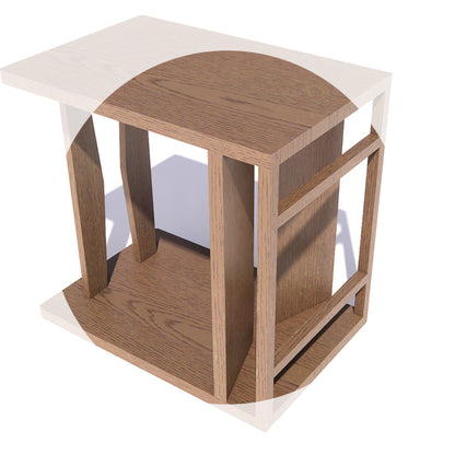 Storage C-Frame Table & Stool