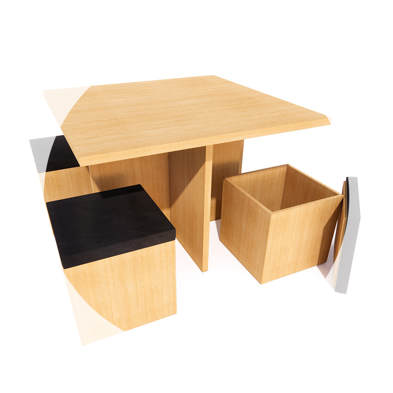 Compact Cross-Leg Dining Table