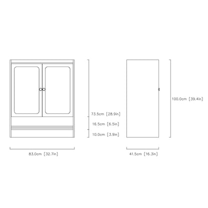 Open-Shelf Entryway Cabinet