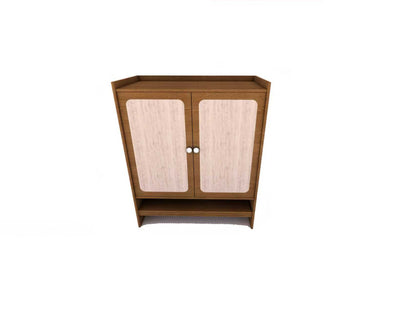 Open-Shelf Entryway Cabinet