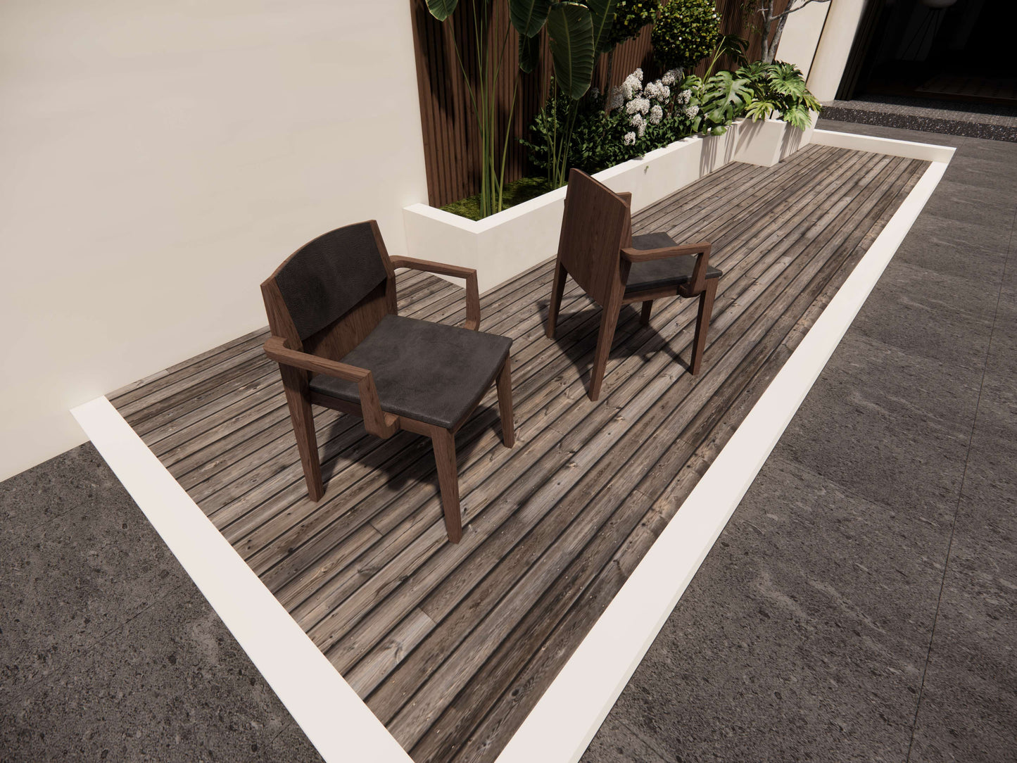 Open-Arm Comfort Chair