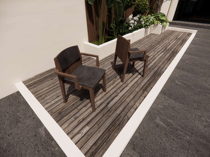 Open-Arm Comfort Chair