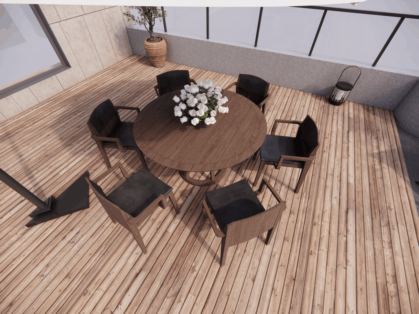 Open-Arm Comfort Chair