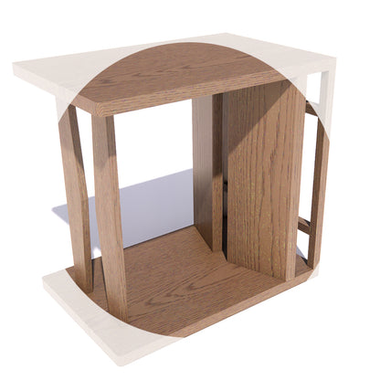 Storage C-Frame Table & Stool