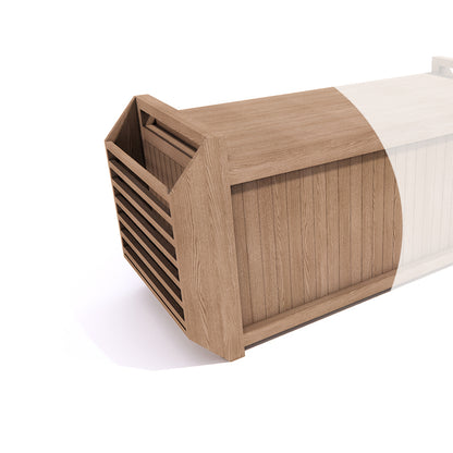 Side-Shelf Storage Bench