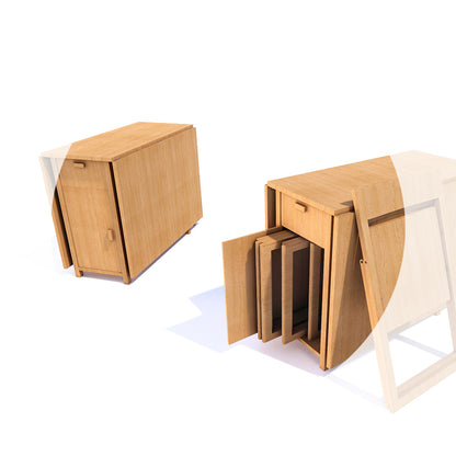 Foldable Space-Saving Table & Chair Set