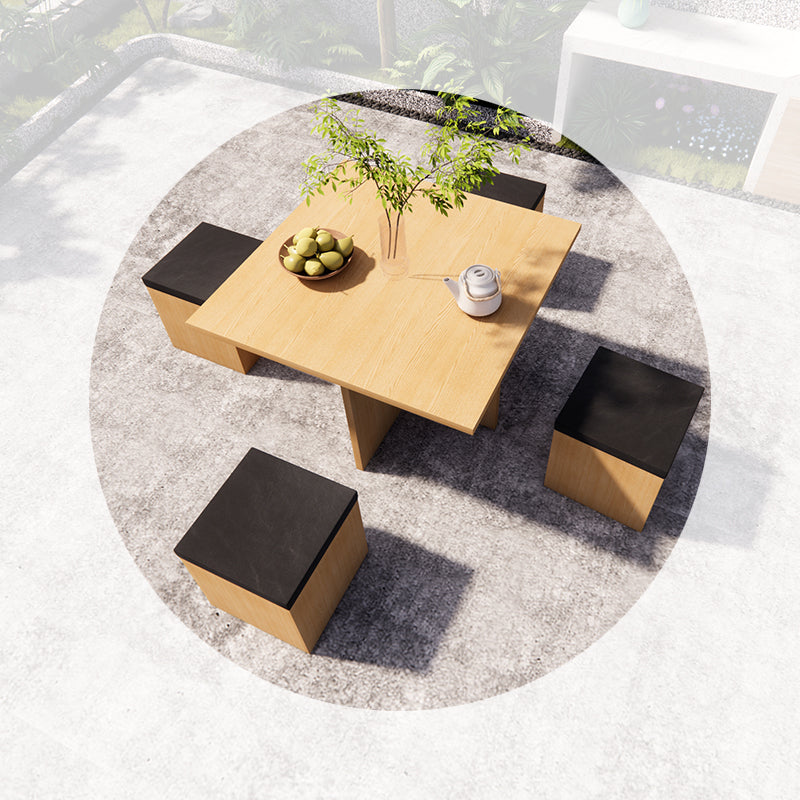Compact Cross-Leg Dining Table