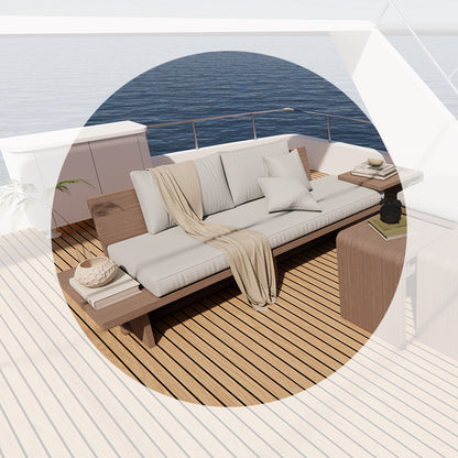 Cantilever-Side Storage Sofa