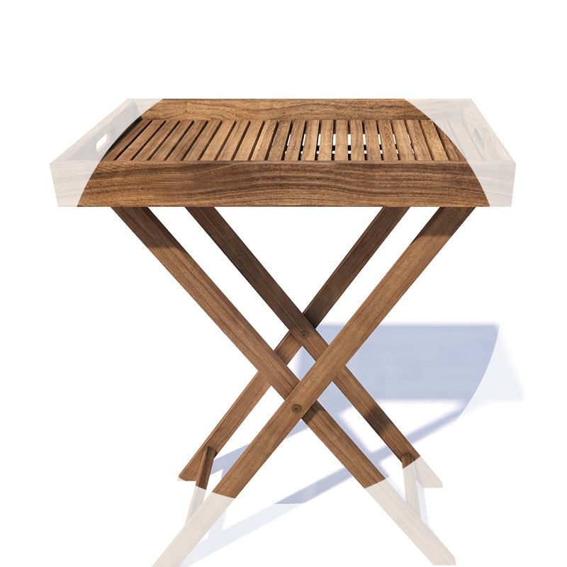 Portable Flanged Folding Table