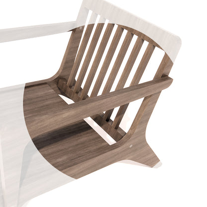 Deep-Seat Lounge Chair