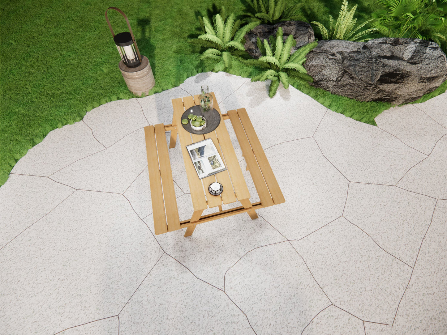 One-piece Garden Dinning Set