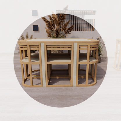 Space-Saving Dining Set