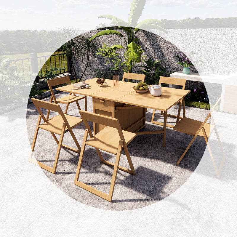 Foldable Space-Saving Table & Chair Set
