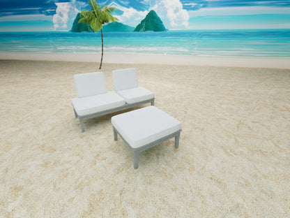 Convertible Lounge Sofa Set