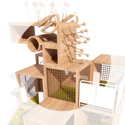 Giraffe-Themed Playhouse