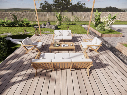 Rotational Wood Coffee Table