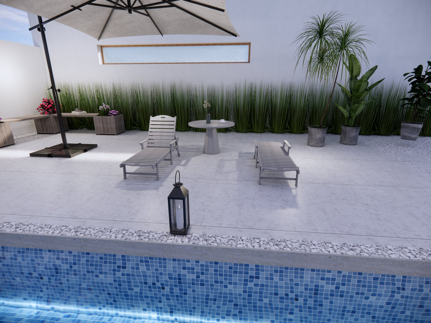 Fully Reclining Sun Lounger