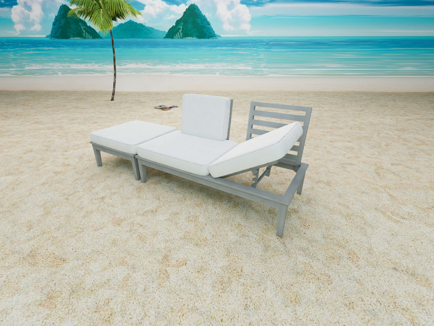 Convertible Lounge Sofa Set
