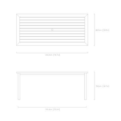 6 Seater Garden Dinning set