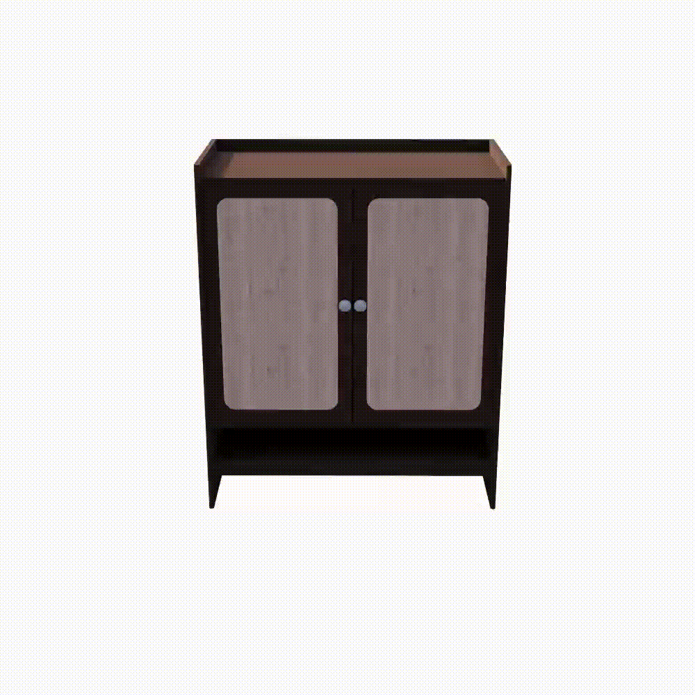 Open-Shelf Entryway Cabinet