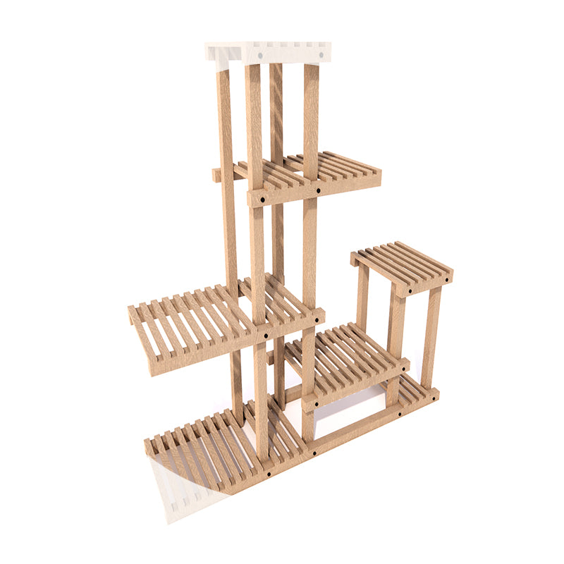 Asymmetric Garden Plant Stand