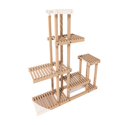 Asymmetric Garden Plant Stand