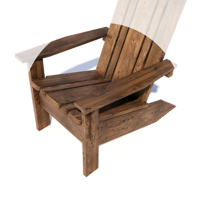 Modern Adirondack-Inspired Chair