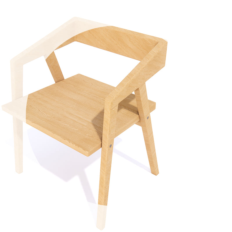 Seamless One-Piece Chair