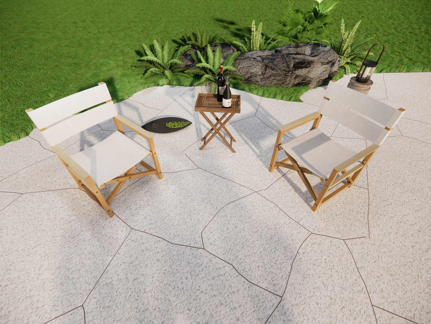 Side-Folding Outdoor Chair