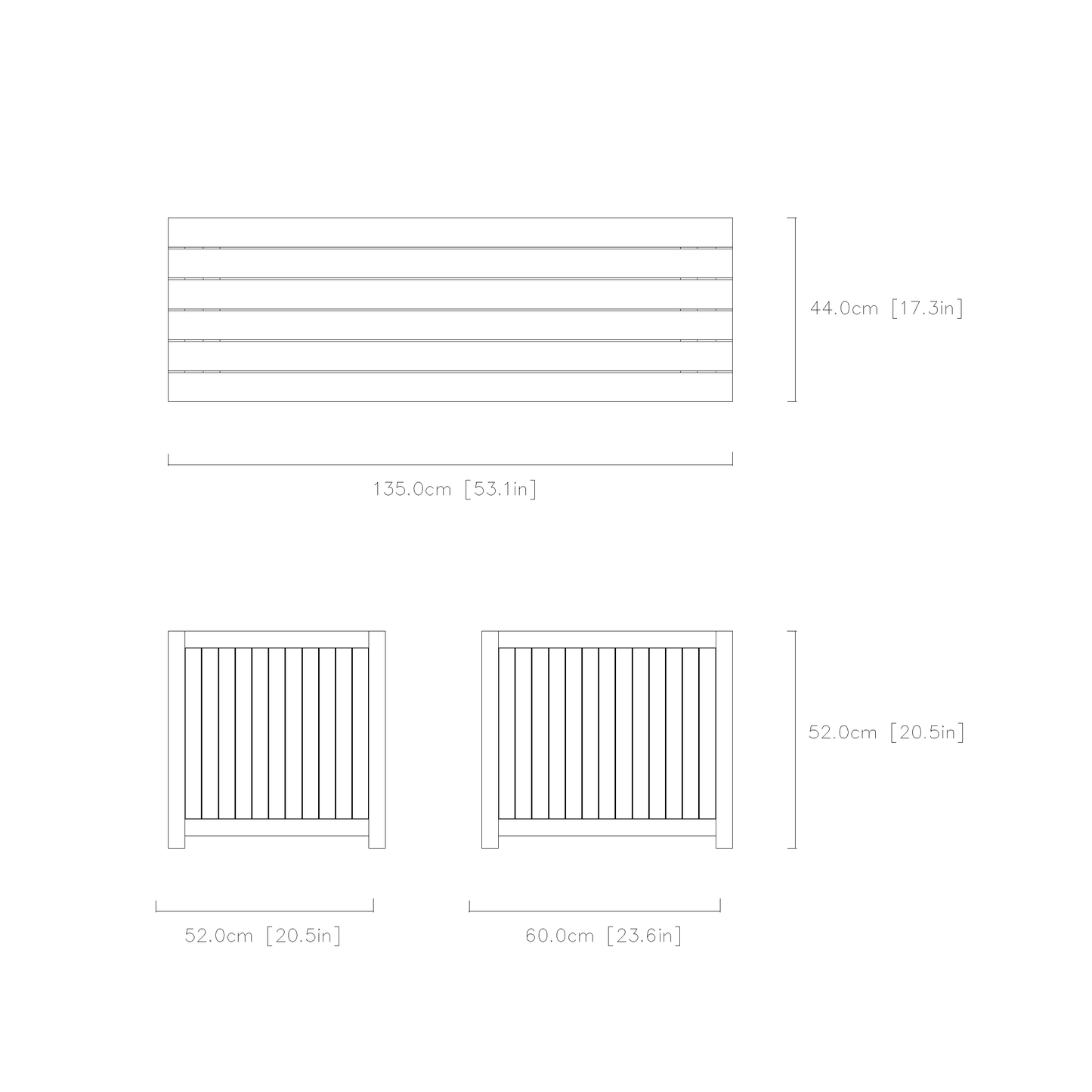 Planter Bench