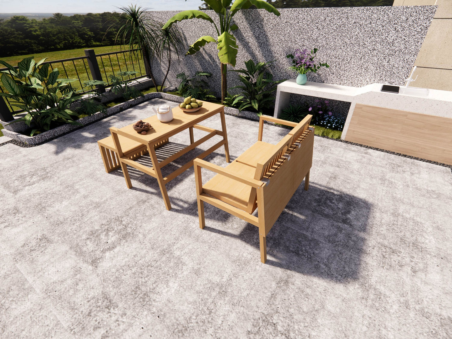 Modular Convertible Bench System