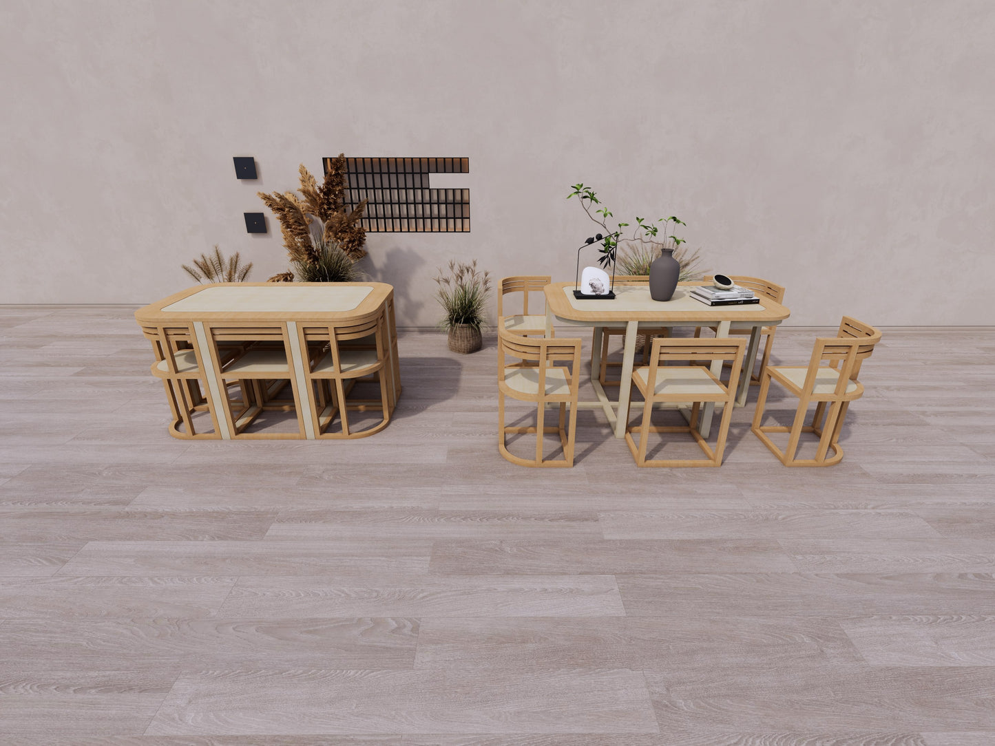 Space-Saving Dining Set