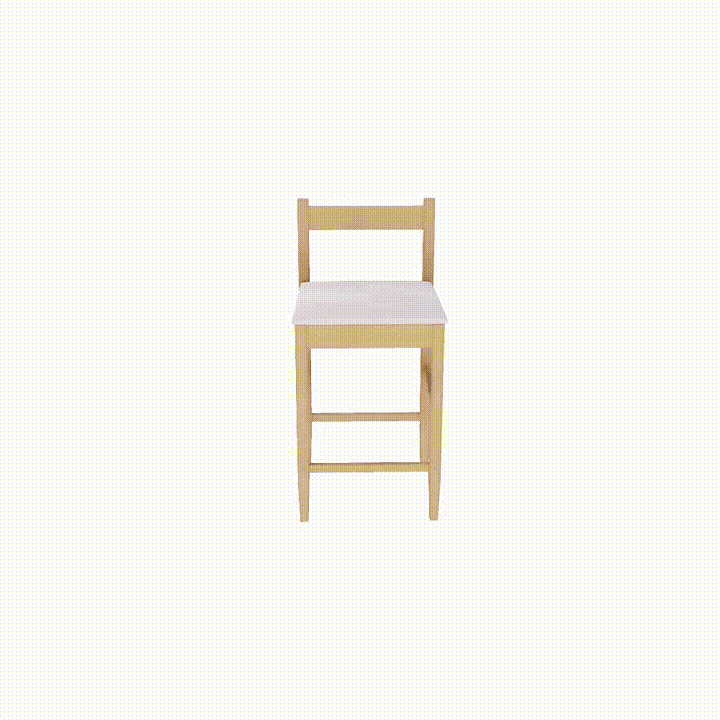Wide-Seat Bar & Dining Chair