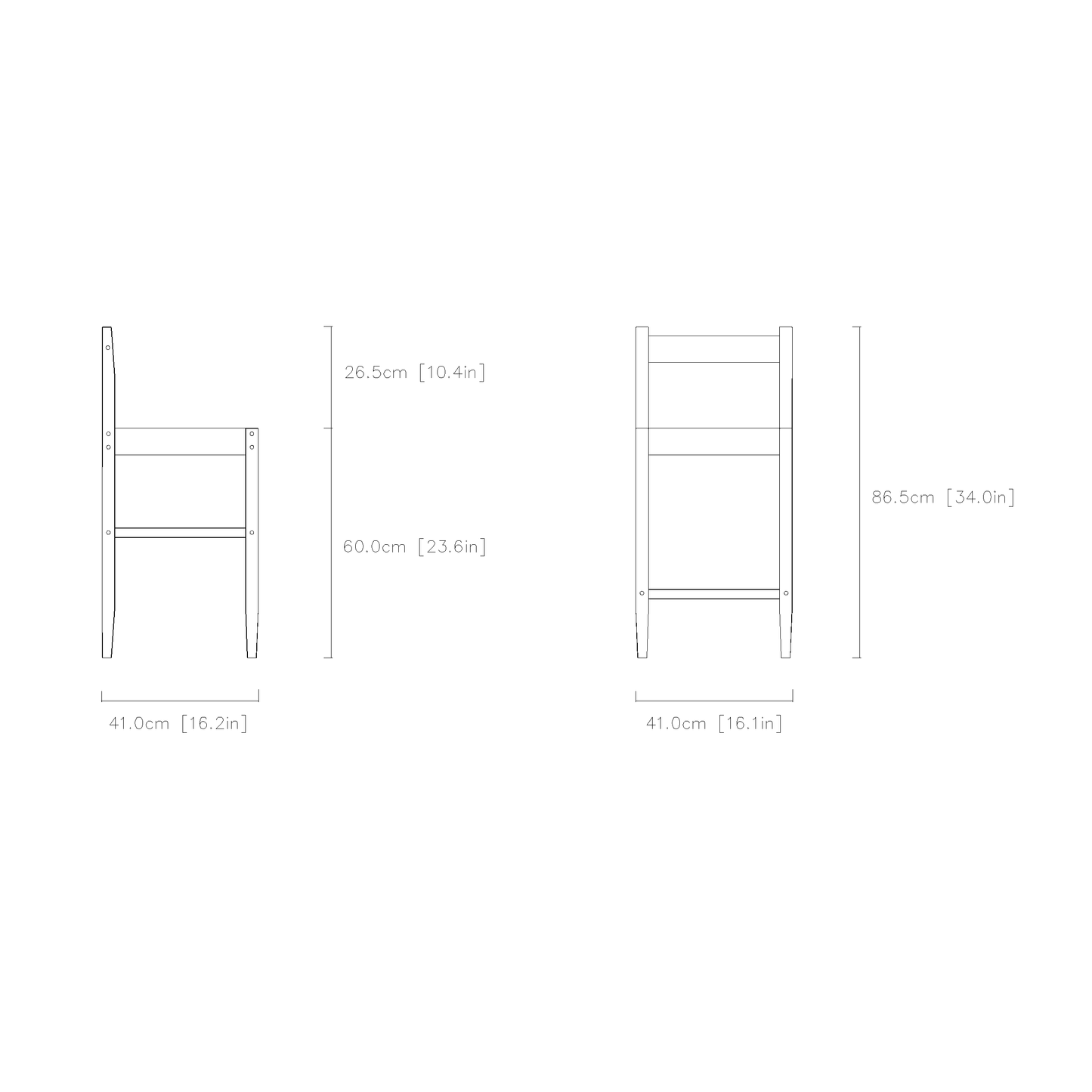 Wide-Seat Bar & Dining Chair