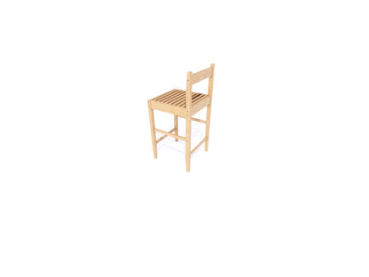 Wide-Seat Bar & Dining Chair