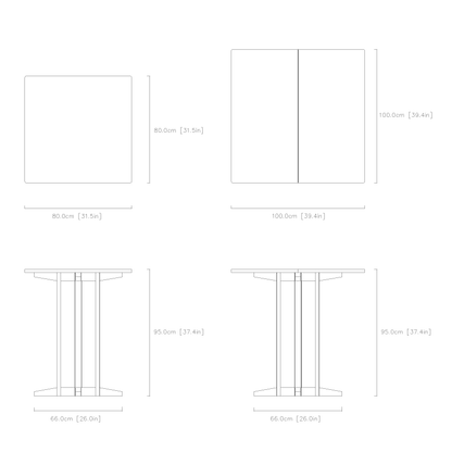 Heavy-duty square bar table
