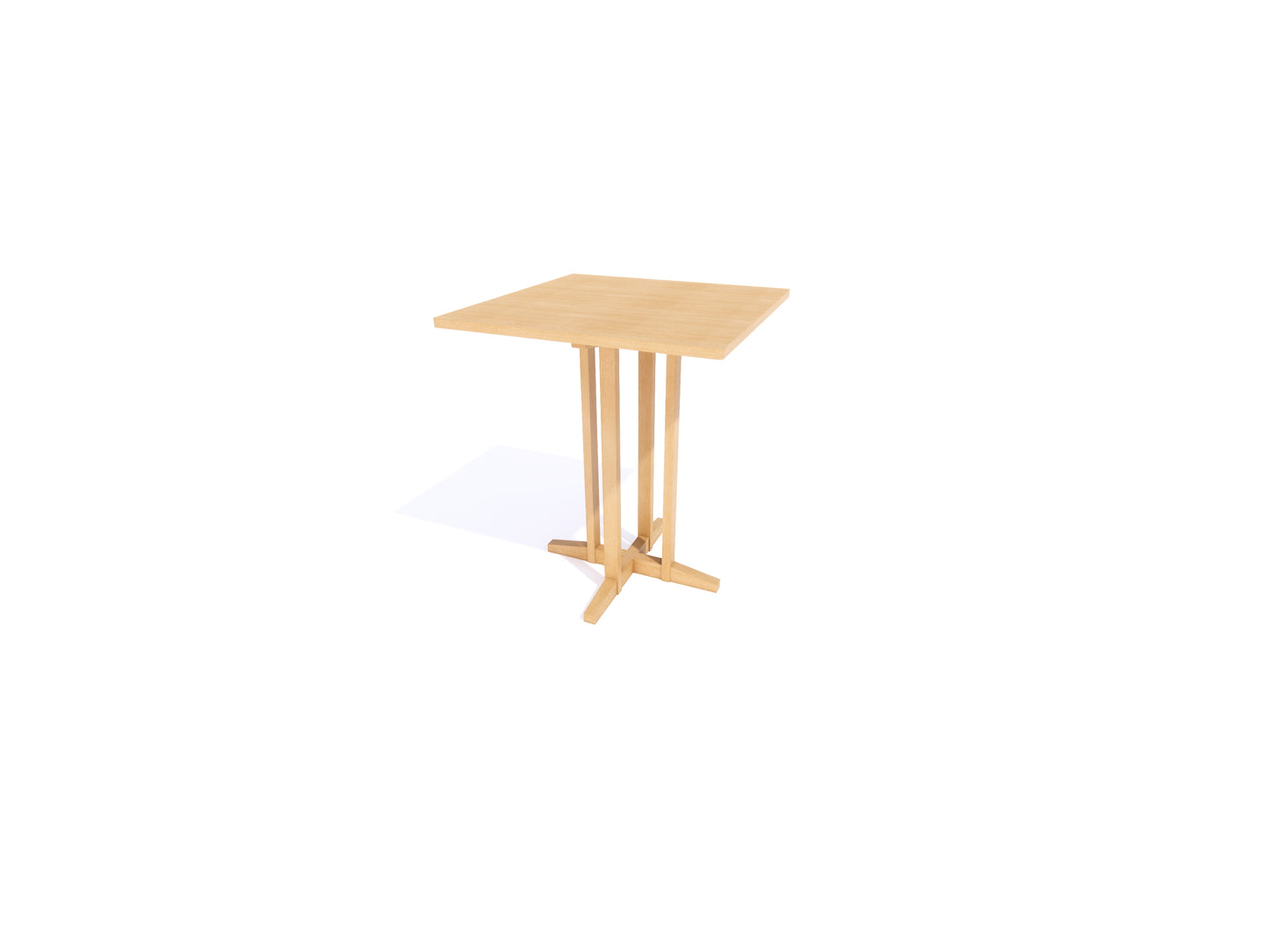 Heavy-duty square bar table