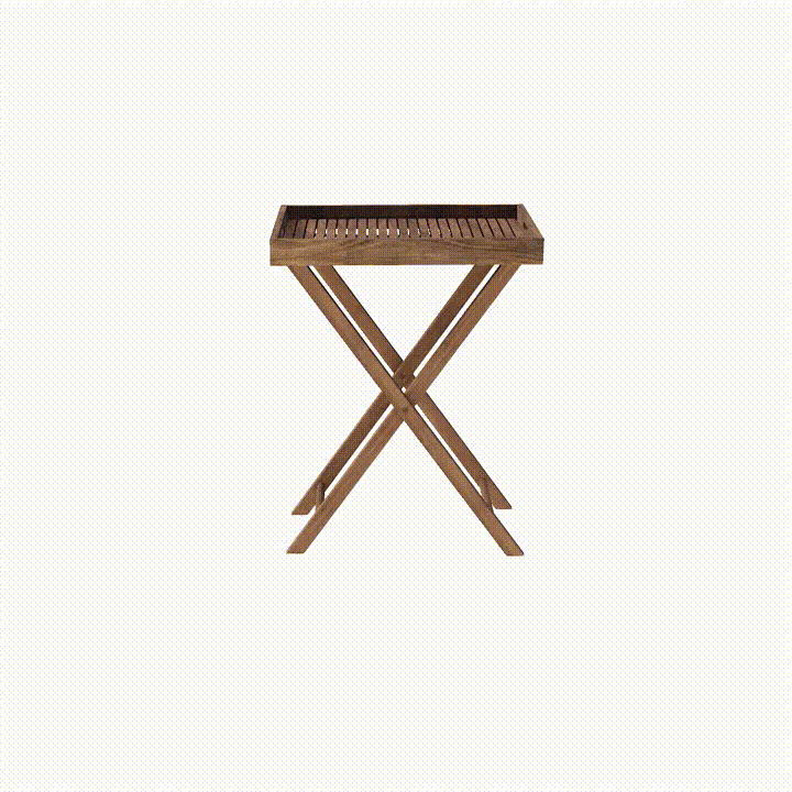 Portable Flanged Folding Table