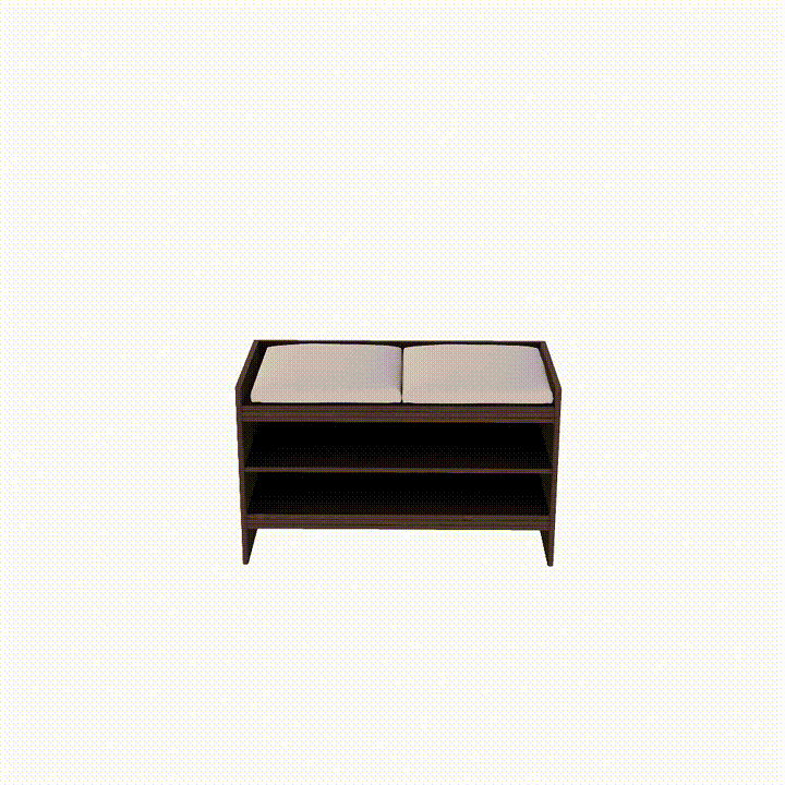 Raised-Edge Entry Bench