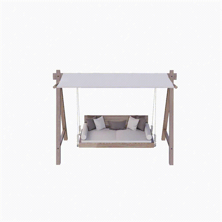 Three-Point Swing Lounge Chair