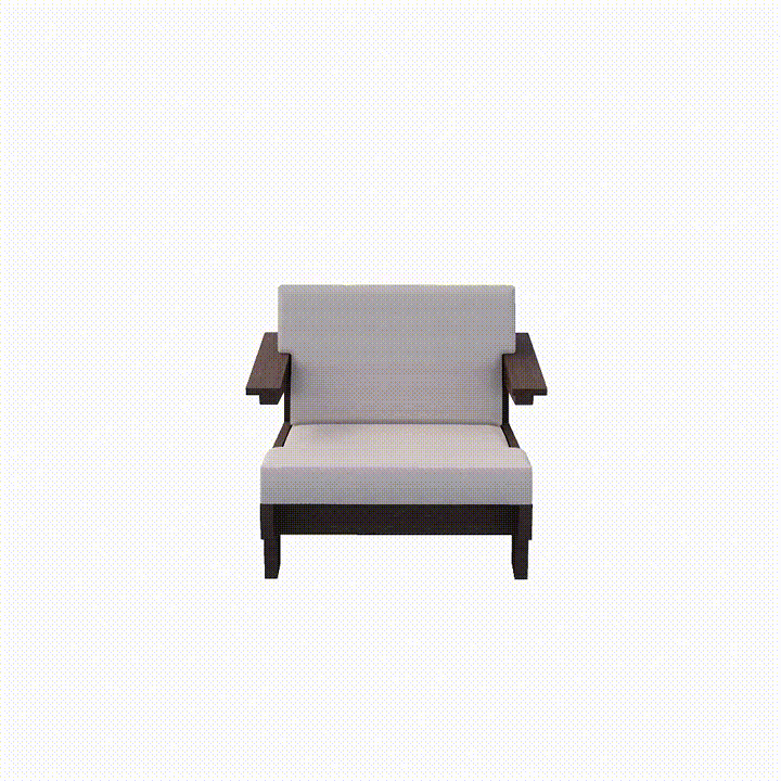 Floating-Arm Leisure Chair