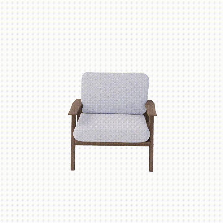 Wide-Seat Leisure Chair