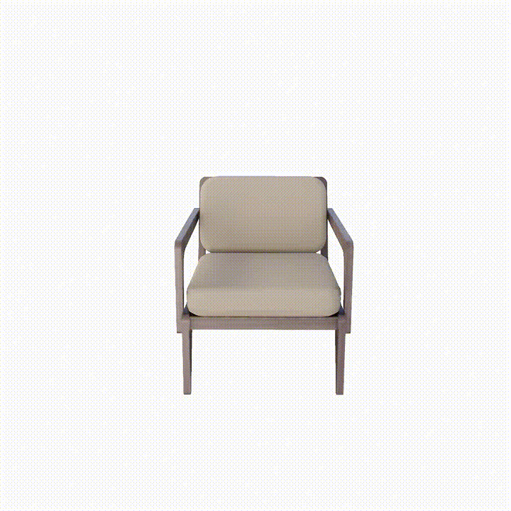 Deep-Seat Lounge Chair