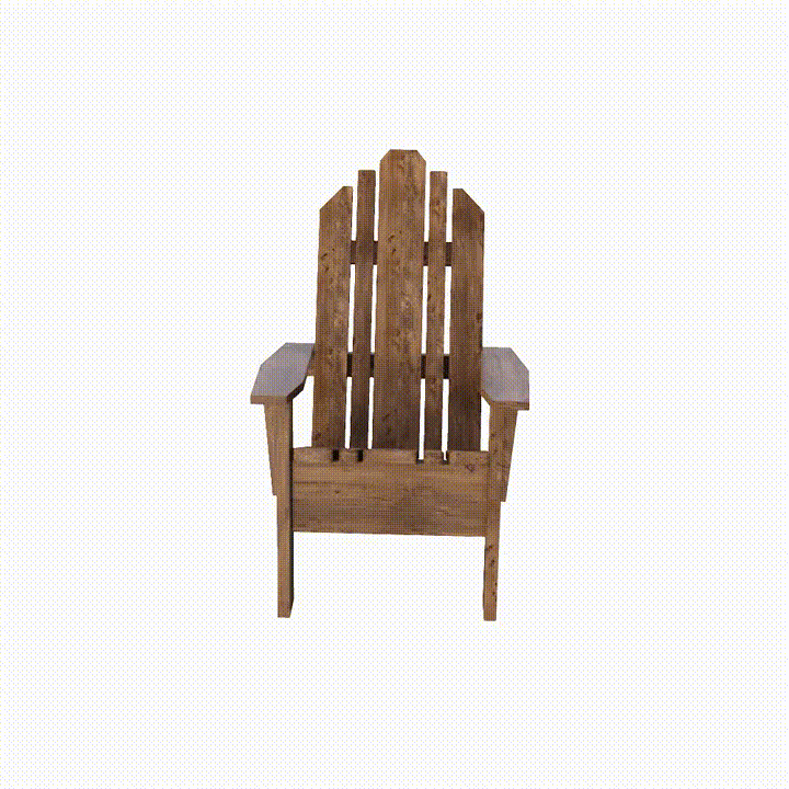 Modern Adirondack-Inspired Chair