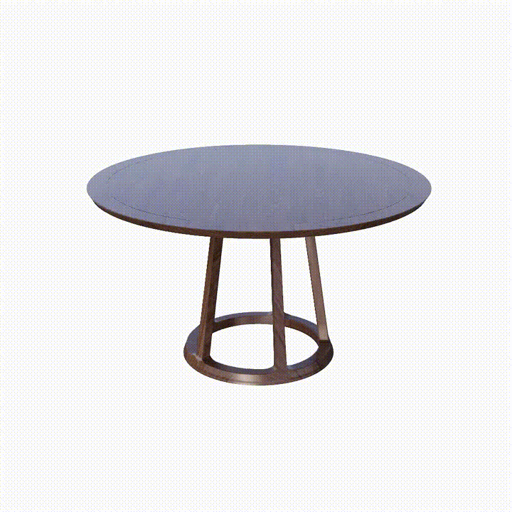 Integrated-Leg Round Table